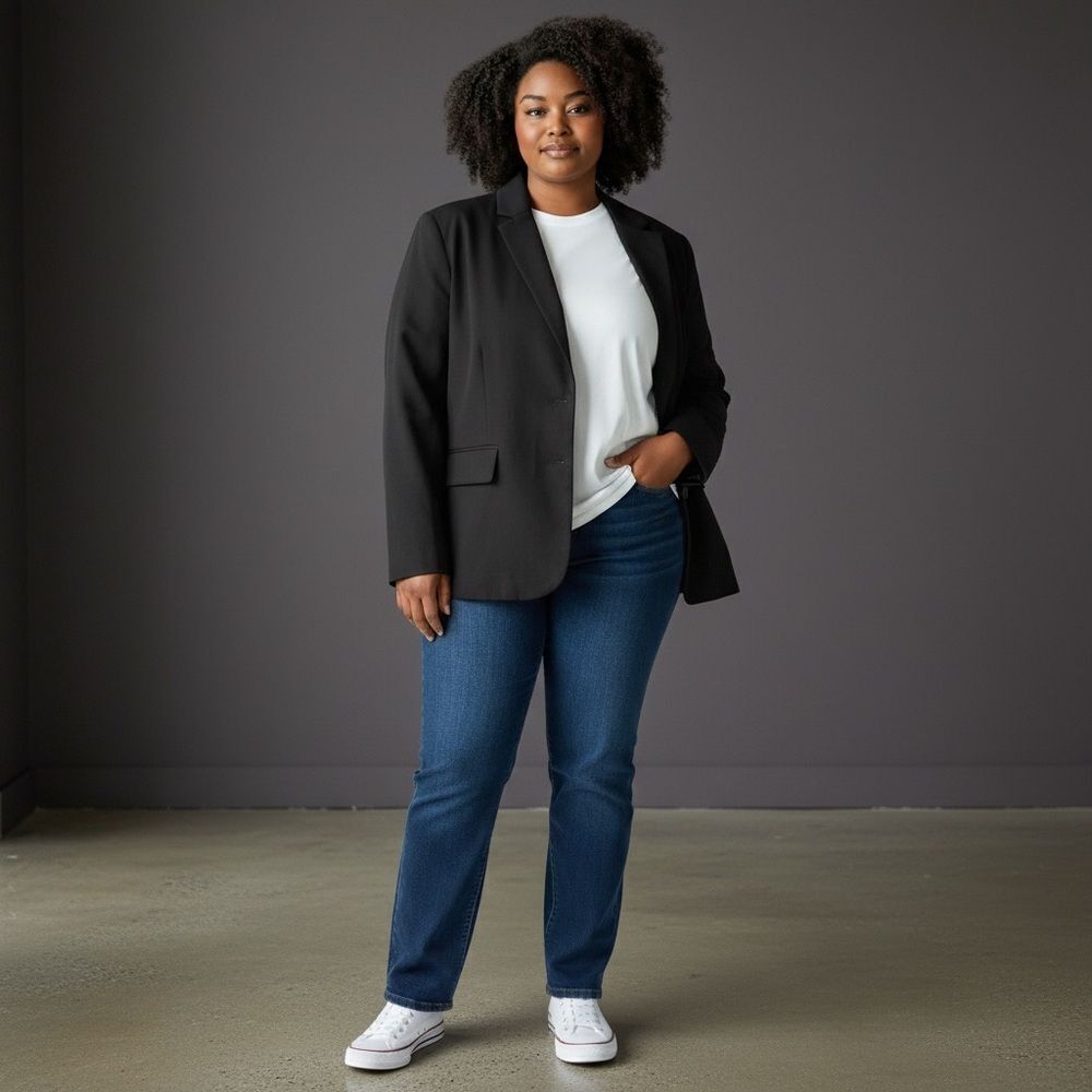 Elegant Black Women's Blazer